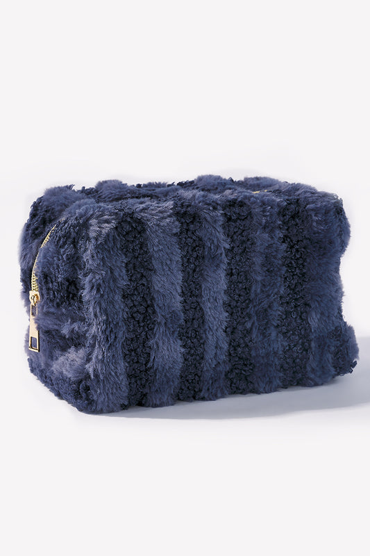 Trousse bleu RAYURES