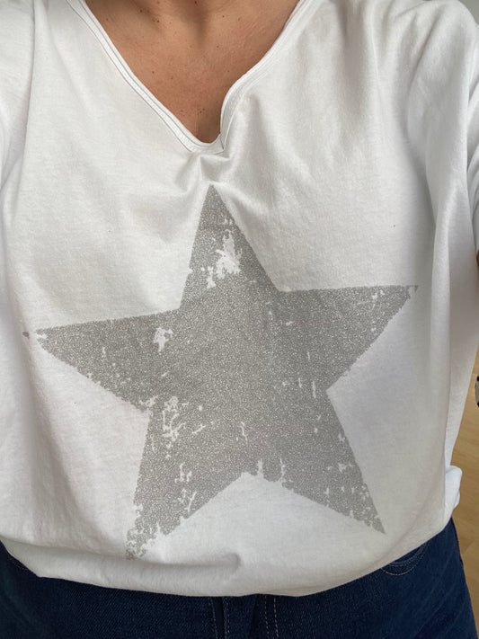 Tee-shirt blanc ÉTOILE