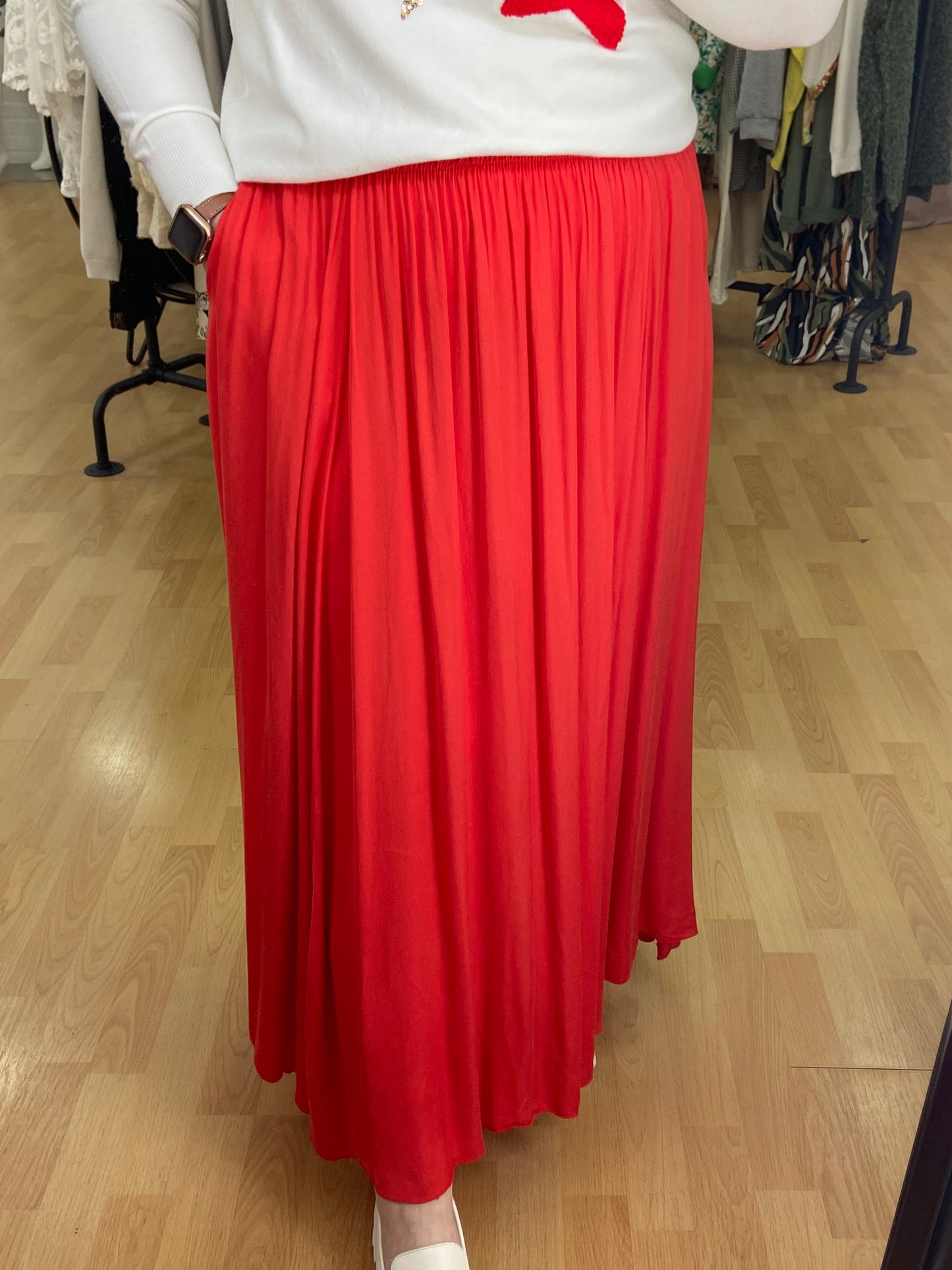 Jupe rouge LIVIA