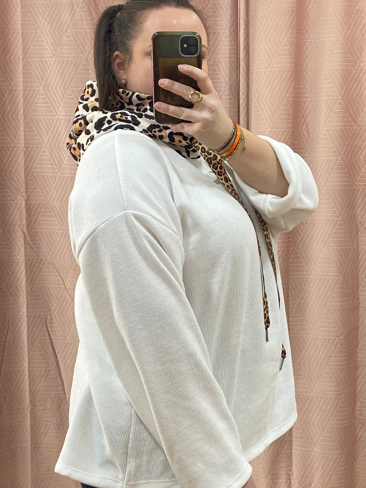 Sweat blanc STRASSLEO