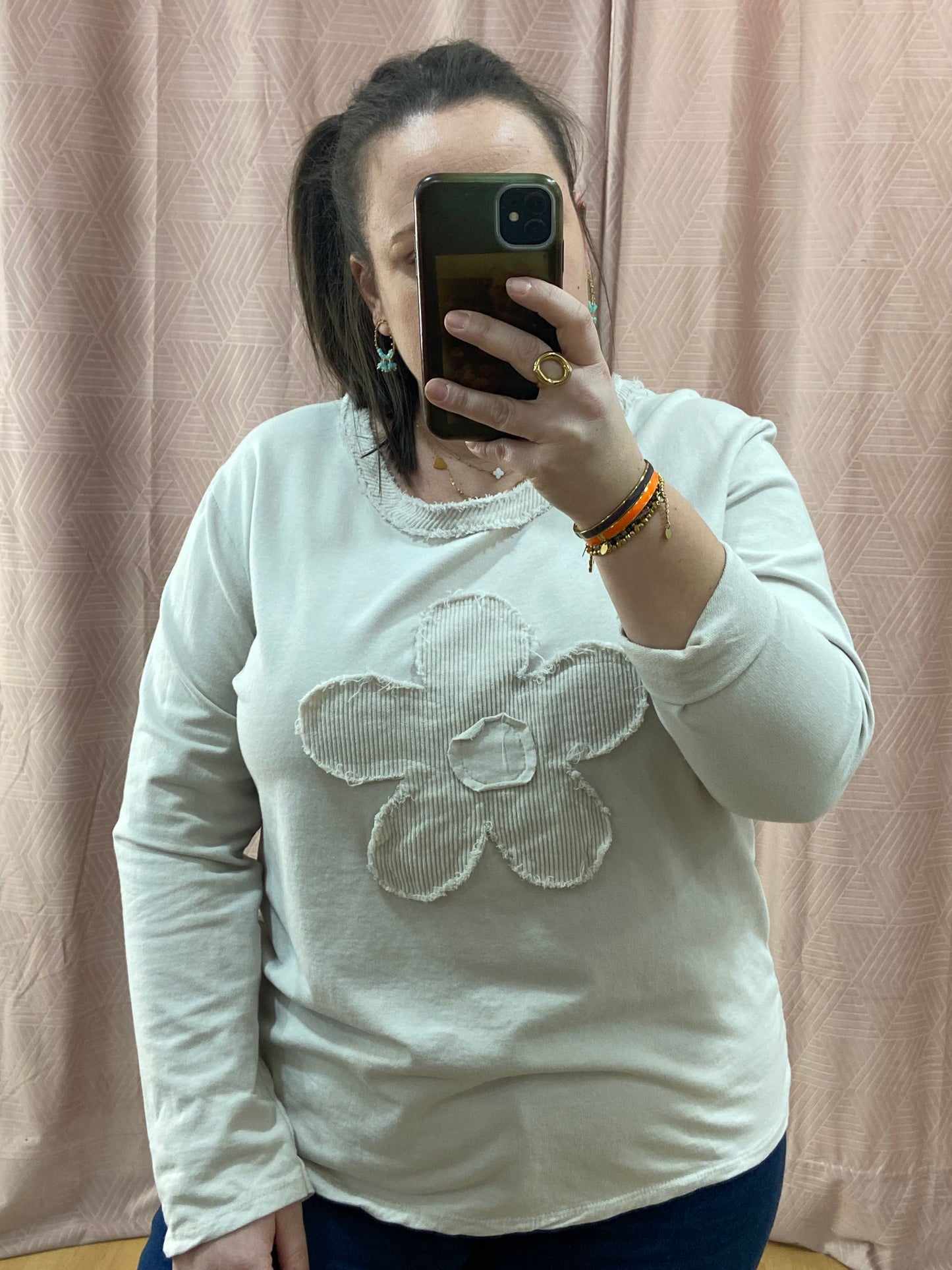 Pull beige NINA
