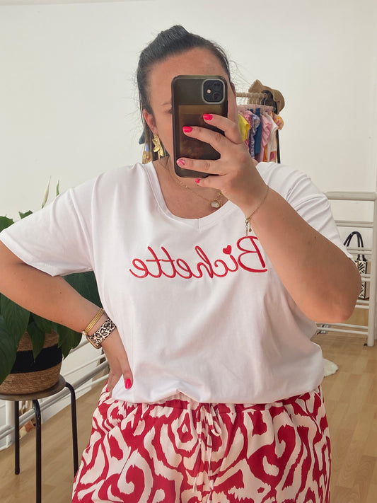 Tee-shirt rouge BICHETTE