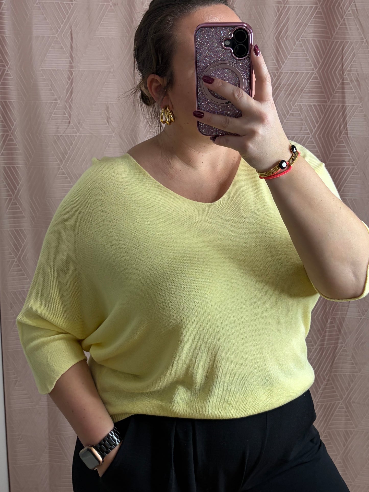 Pull jaune SAM