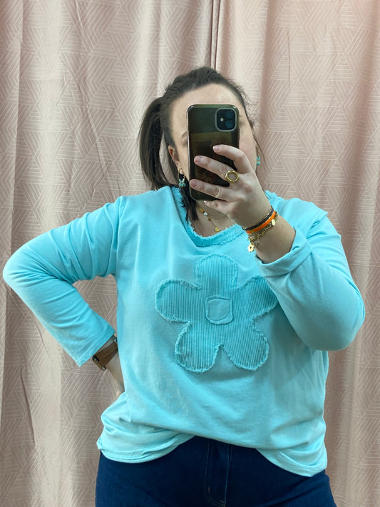 Pull vert d'eau NINA
