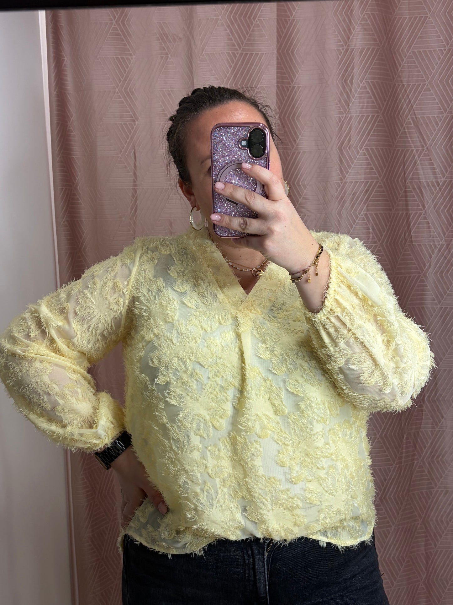 Blouse jaune ROYAL