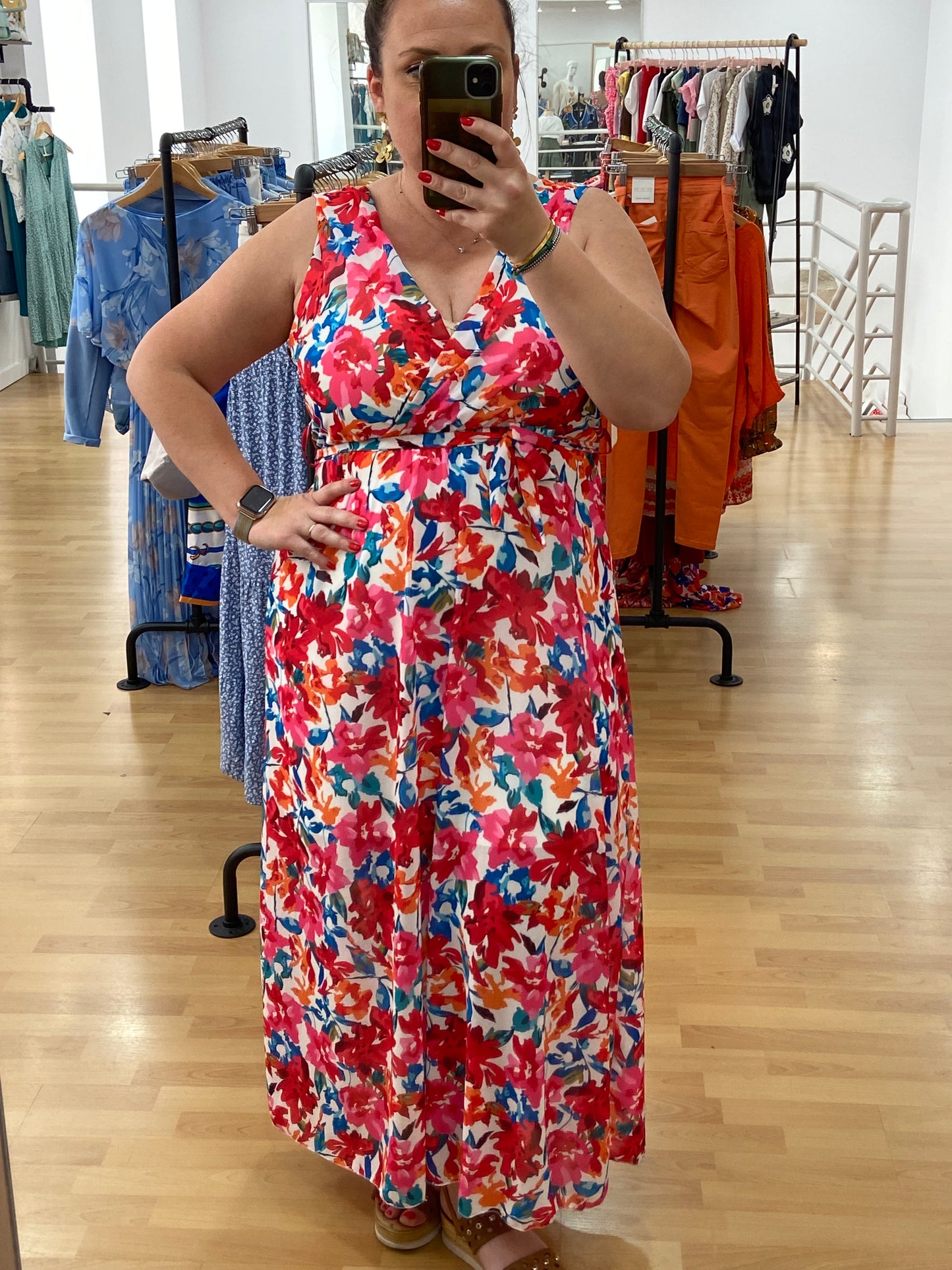 Robe longue fleurie MAGNOLIA