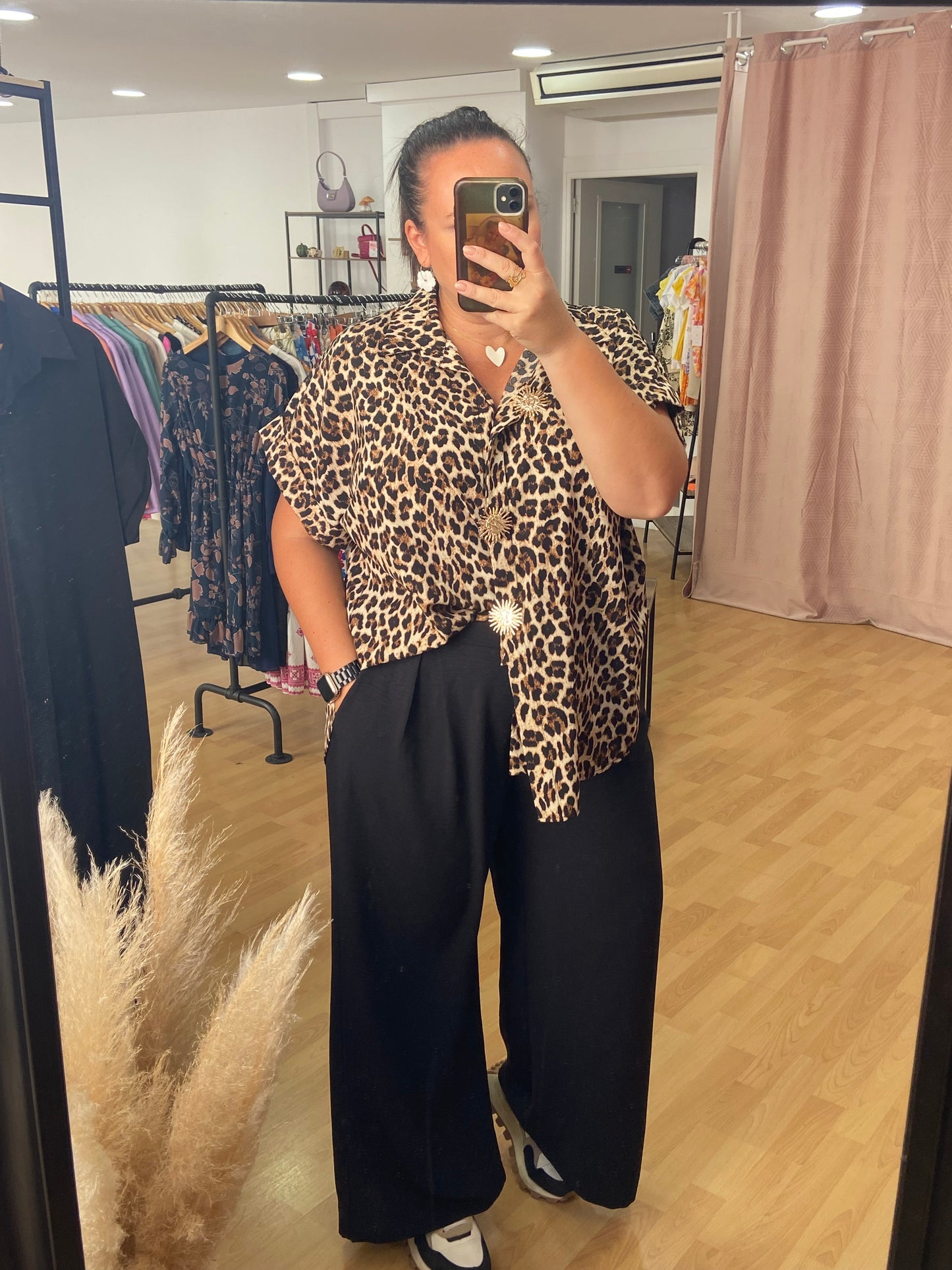 Chemise leopard SOLEIL