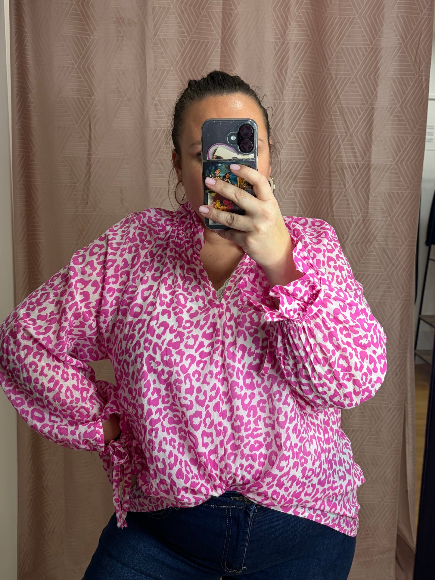 Blouse fuchsia GT SPRING