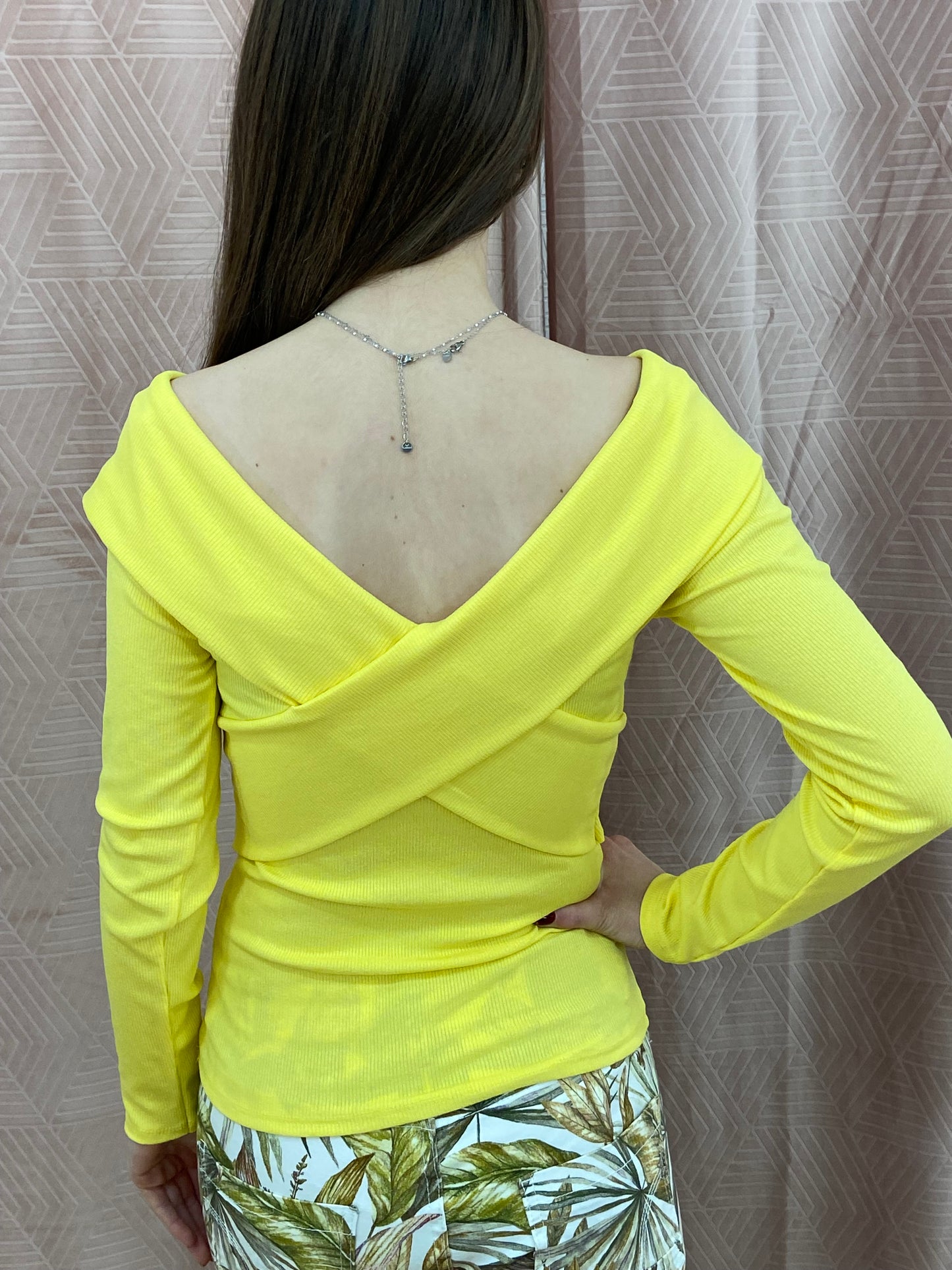 Top jaune FANNY