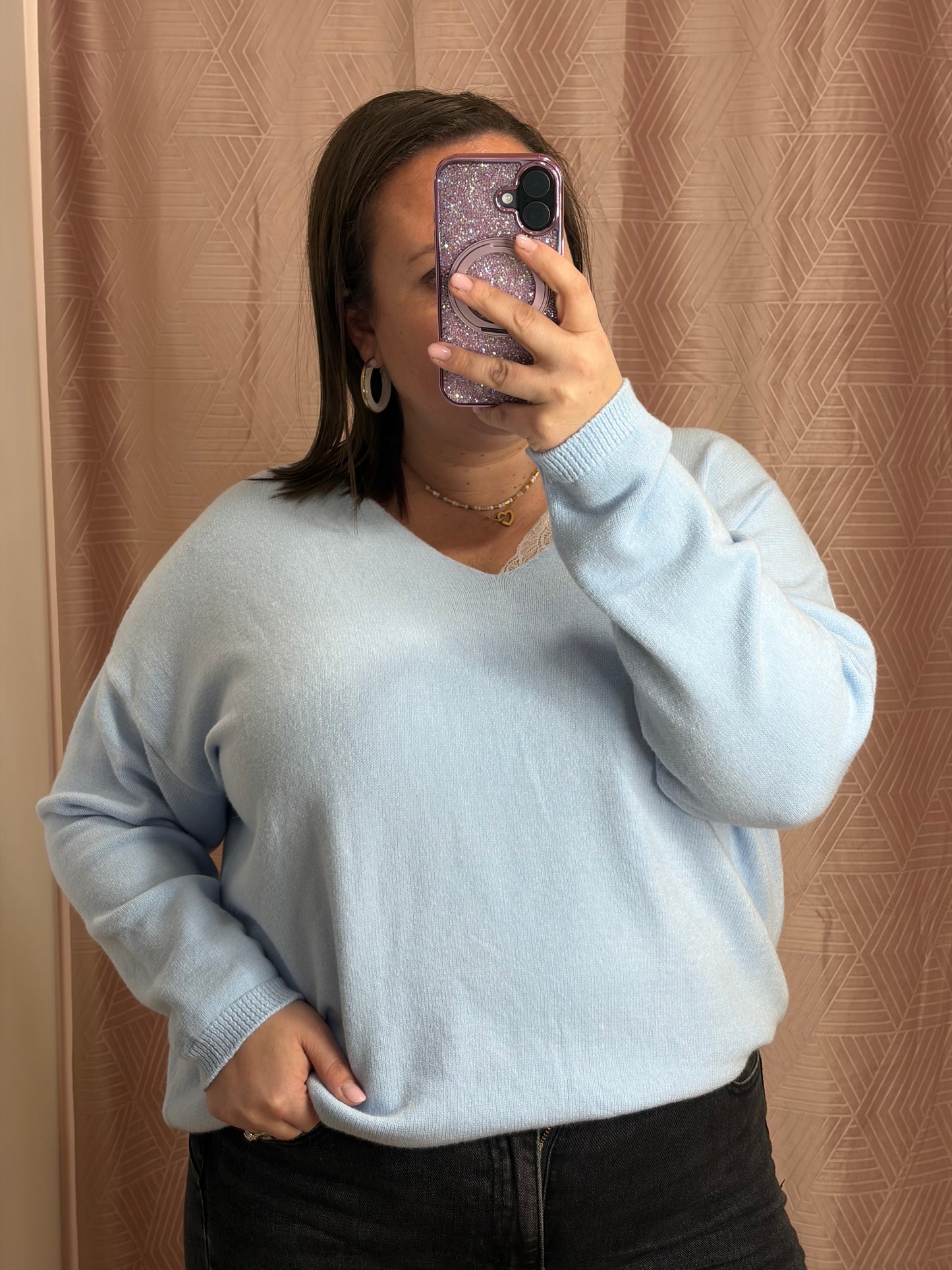 Pull bleu ciel GT GOODVIBES