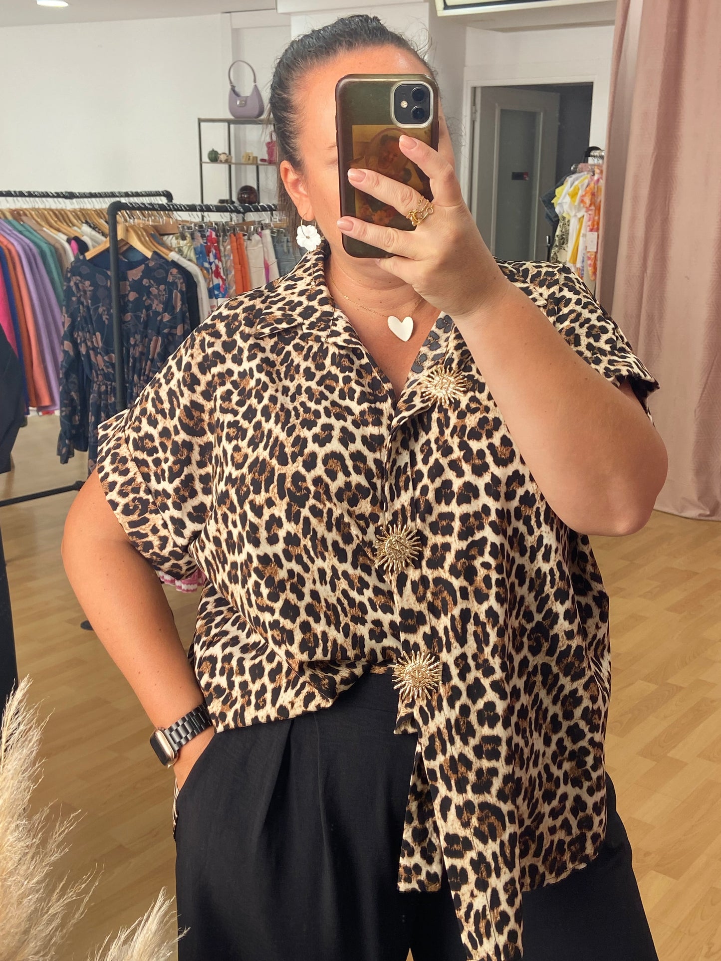 Chemise leopard SOLEIL