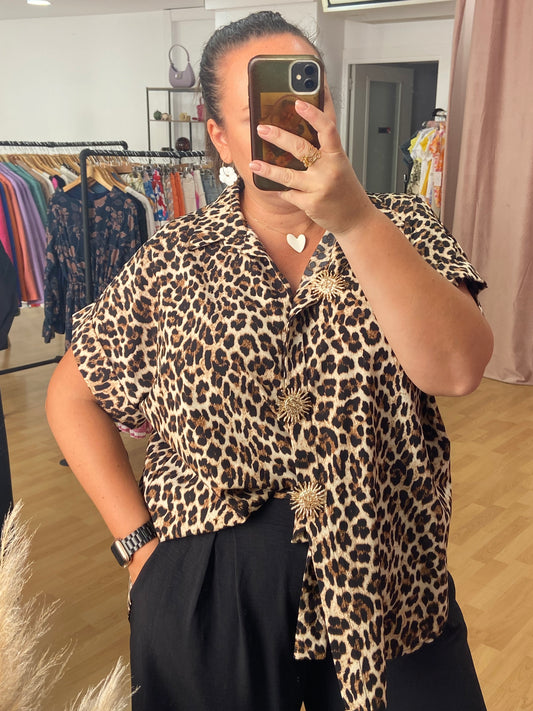 Chemise leopard SOLEIL