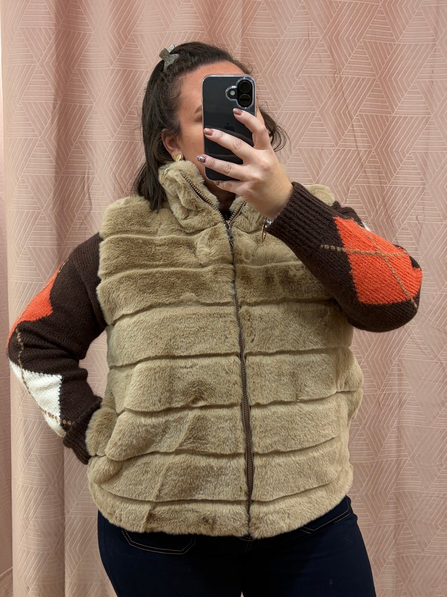 Gilet beige MOUMOUTE GT