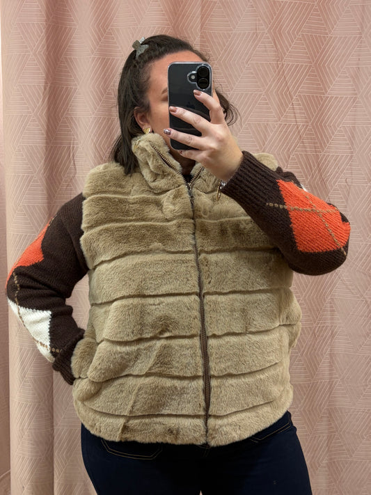 Gilet beige MOUMOUTE GT