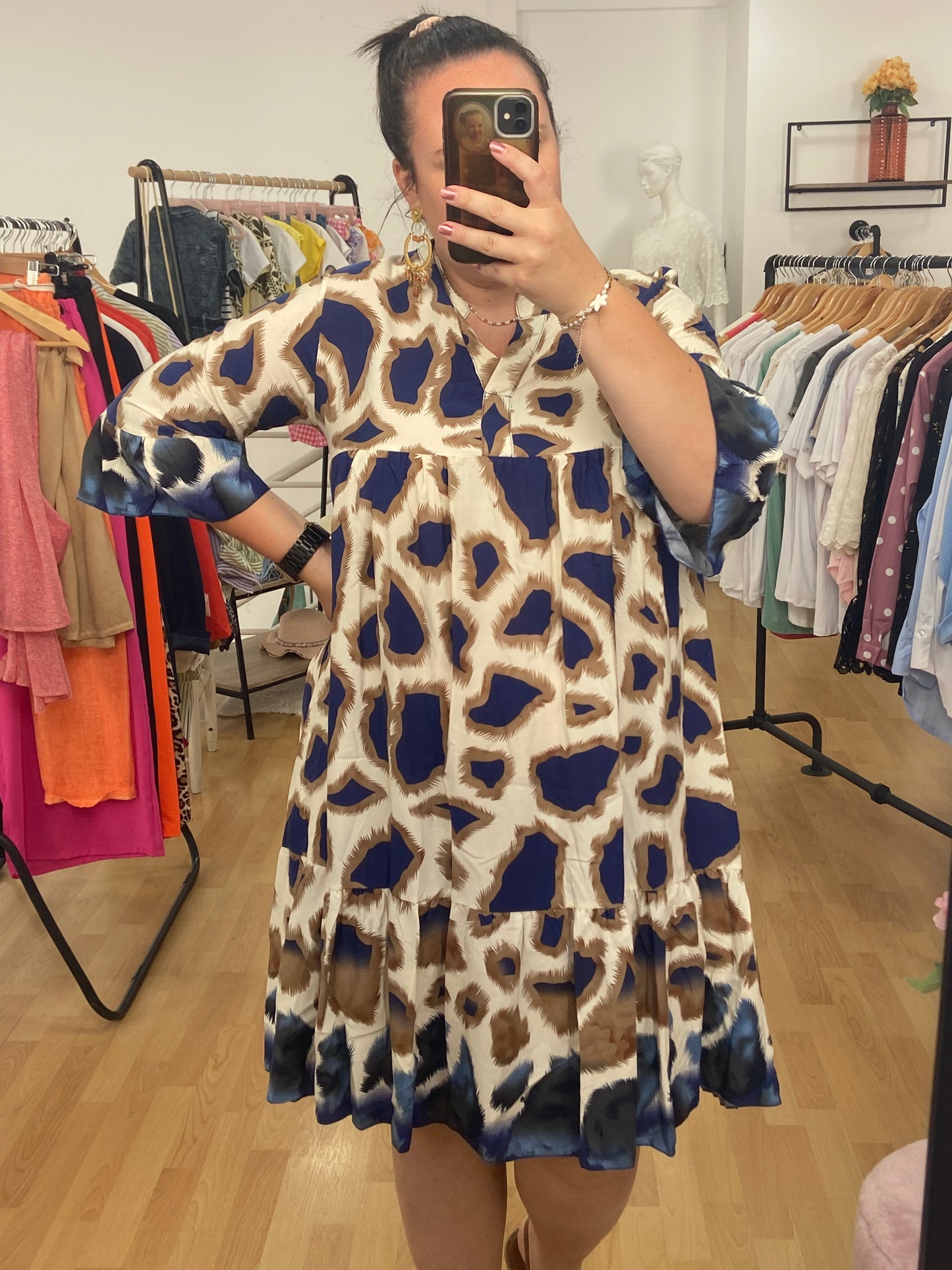 Robe bleue GINA