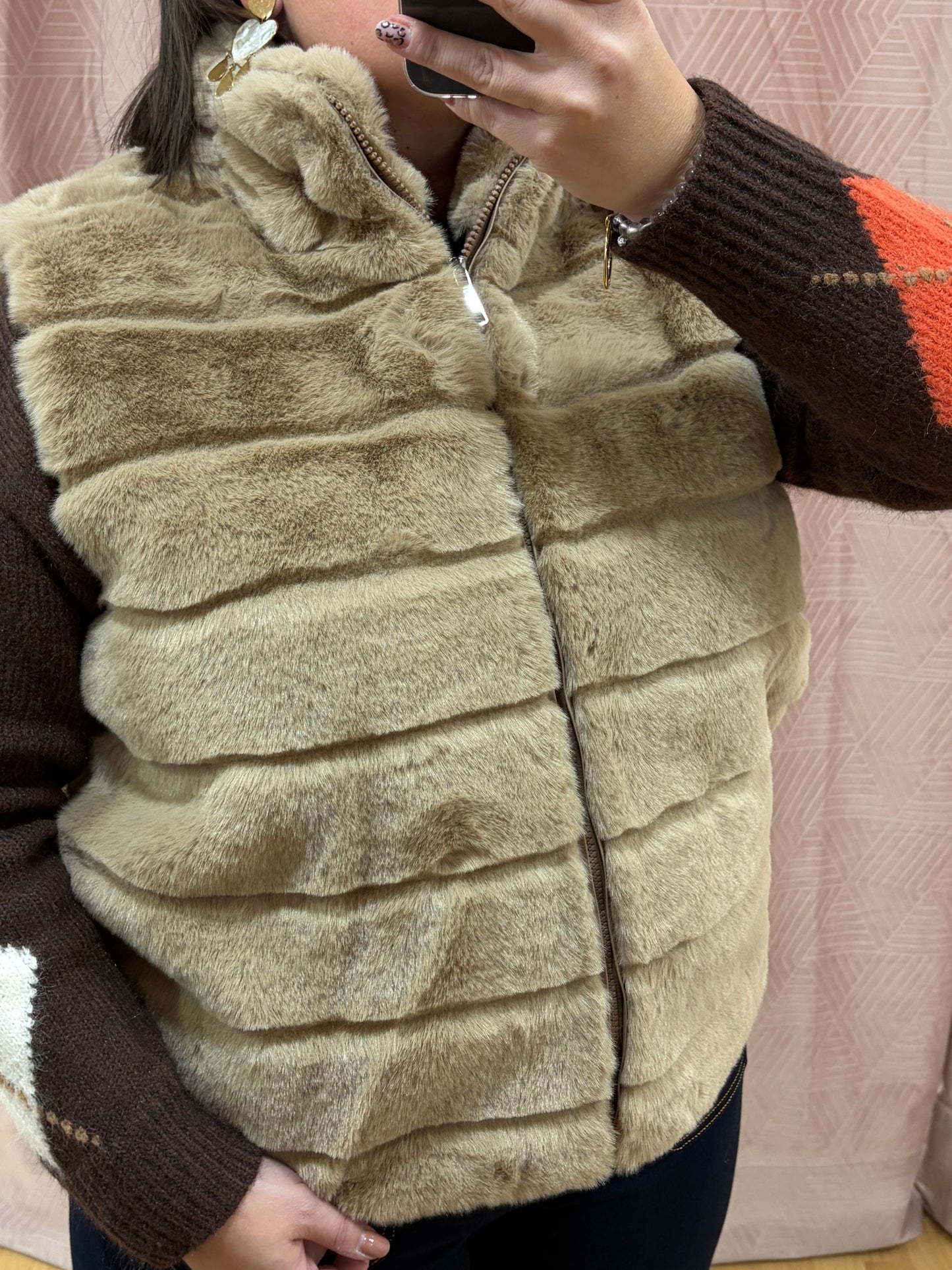 Gilet beige MOUMOUTE GT