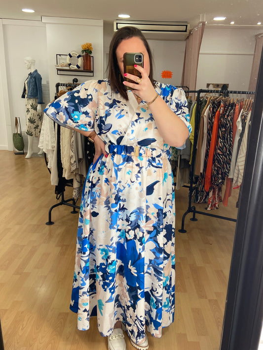 Robe bleue NATHALIE