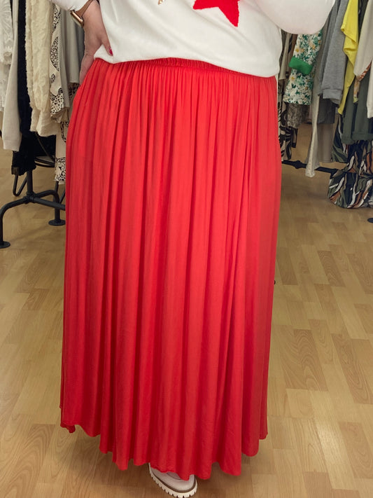 Jupe rouge LIVIA