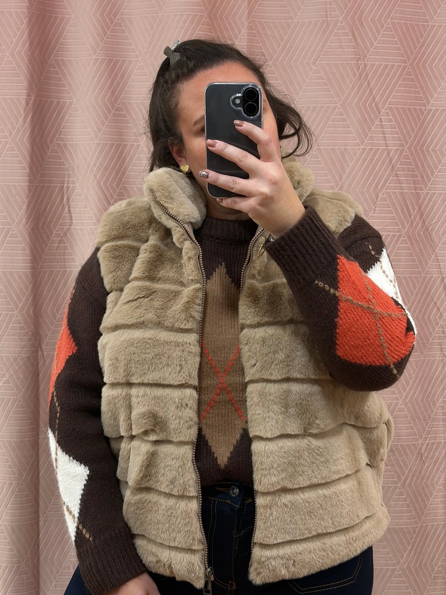 Gilet beige MOUMOUTE GT