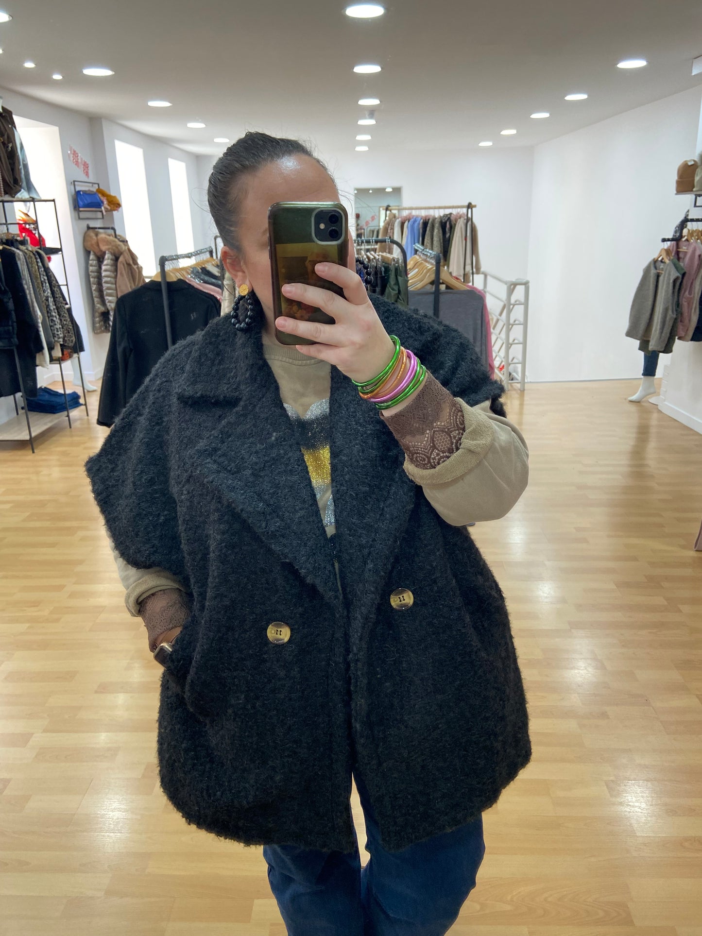 Veste noire LUDVINA