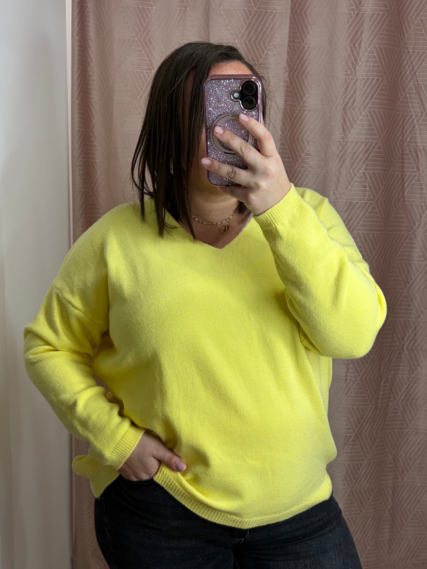 Pull jaune GT GOODVIBES