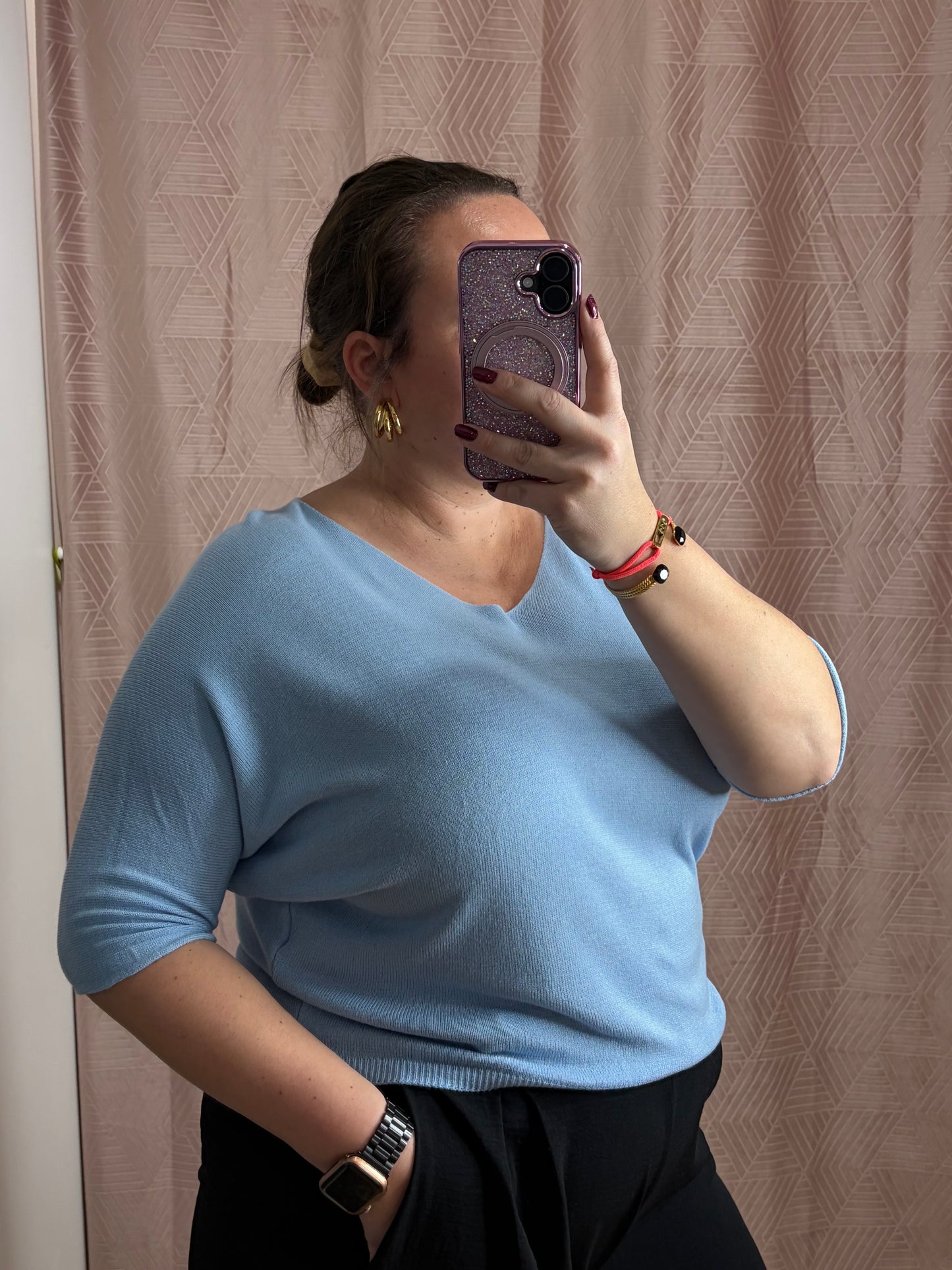 Pull bleu ciel SAM