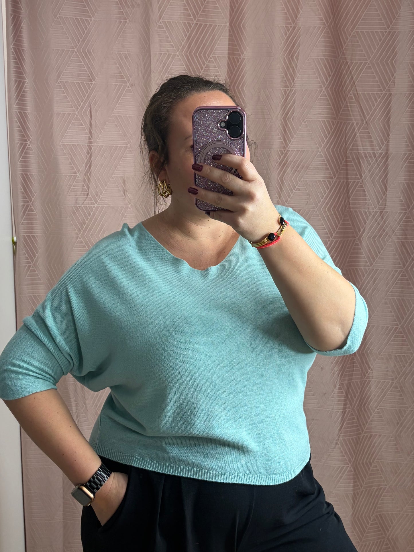 Pull bleu océan SAM