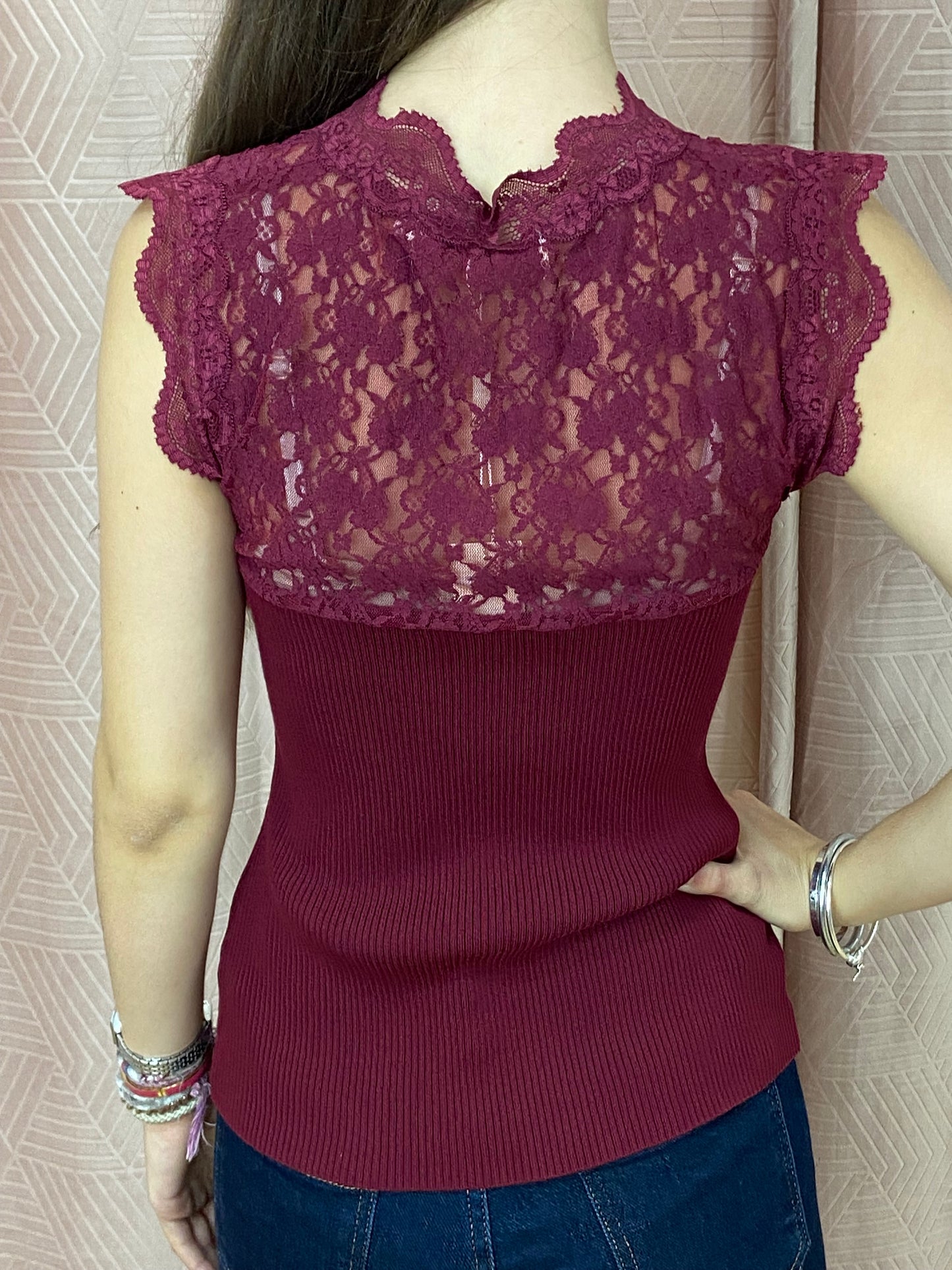 Top bordeaux CARLA