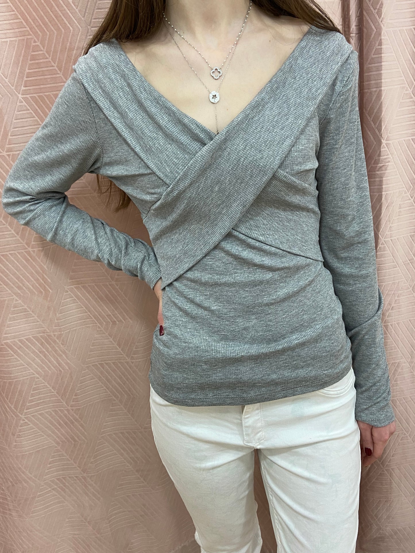 Top gris FANNY