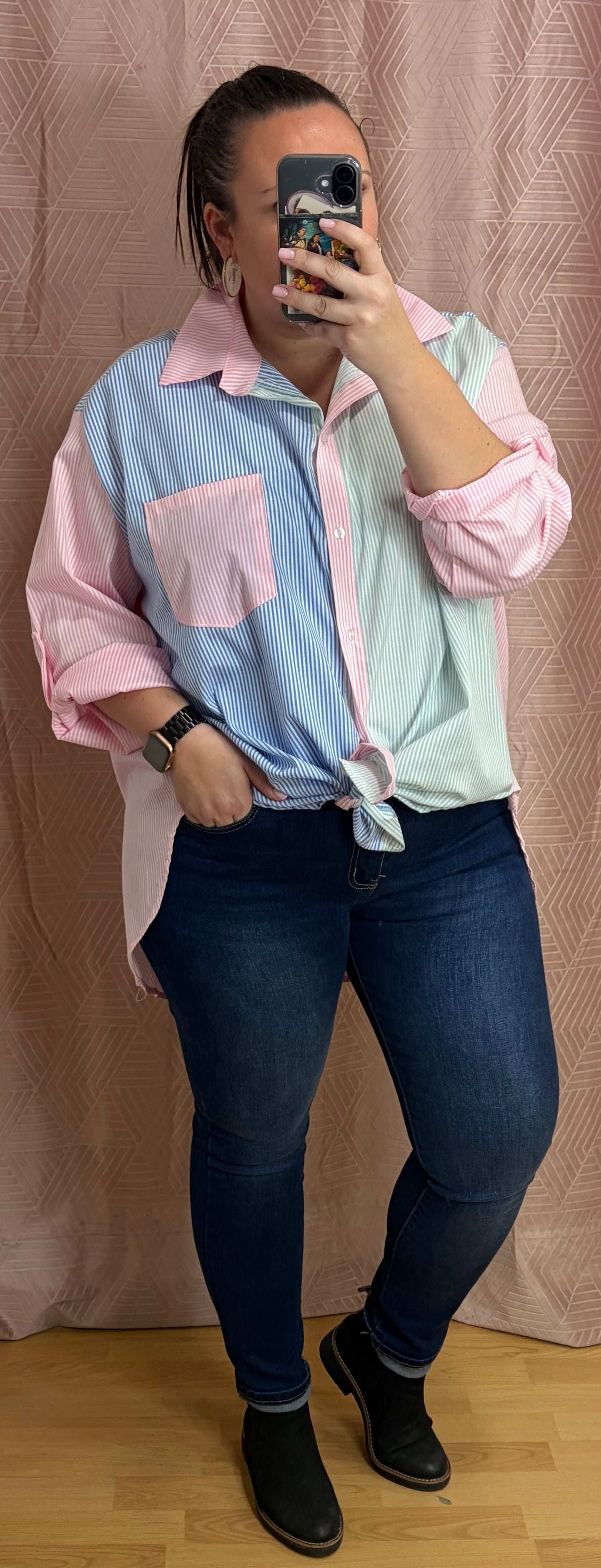 Chemise rose GT ROSITA