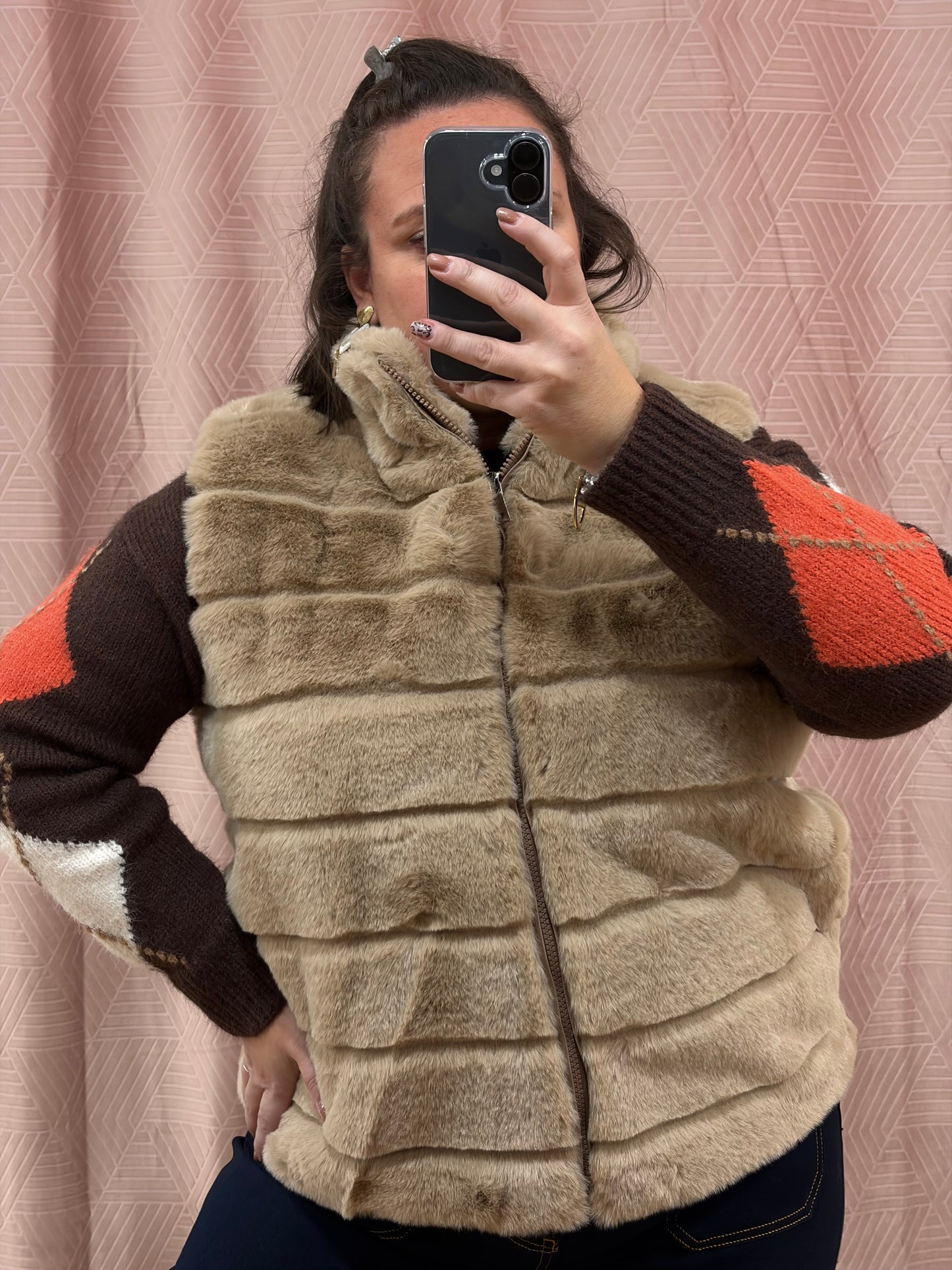 Gilet beige MOUMOUTE GT