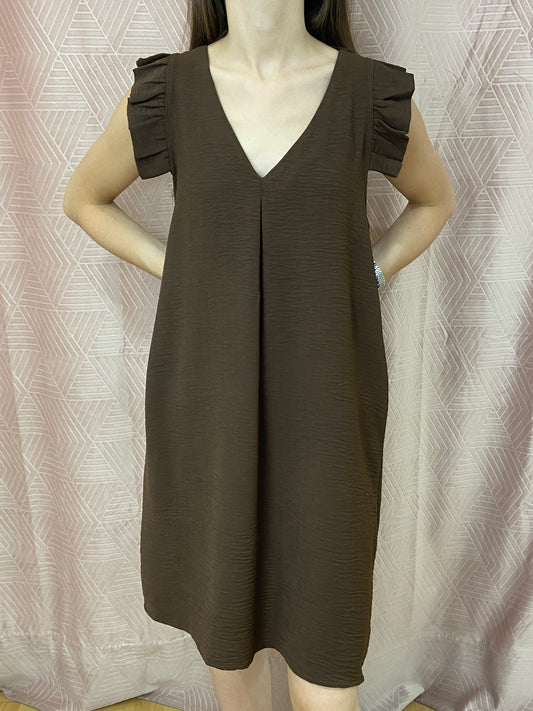 Robe marron SERINE