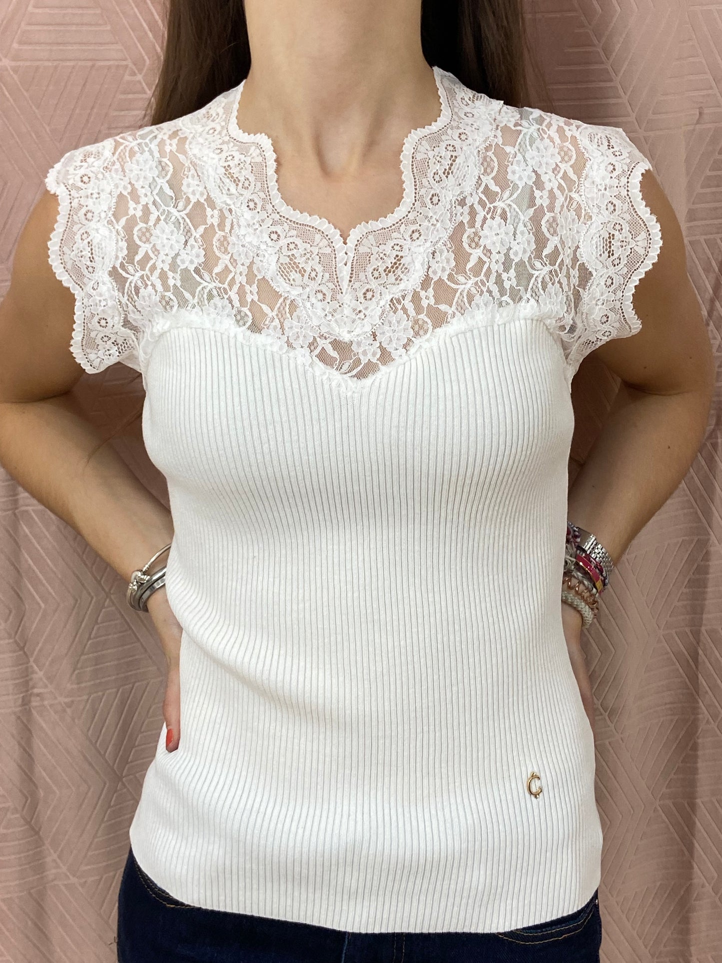 Top blanc CARLA