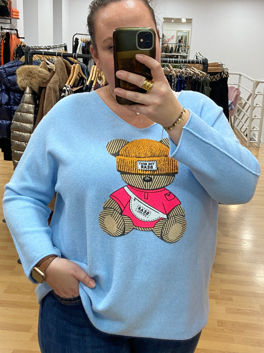 Pull bleu BEAR