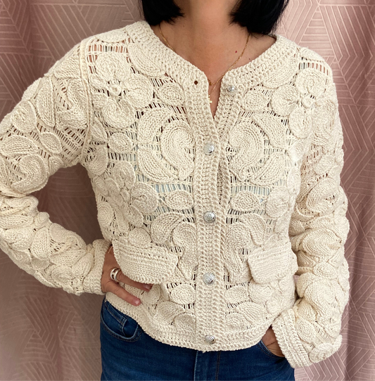 Gilet crochet SIRÈNE