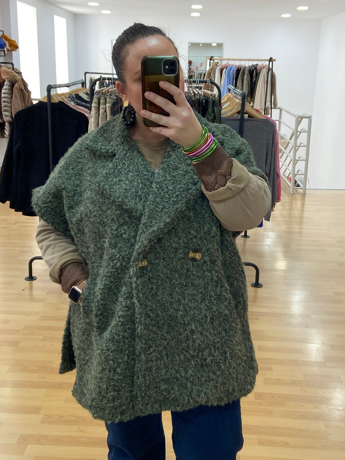 Veste kaki LUDVINA