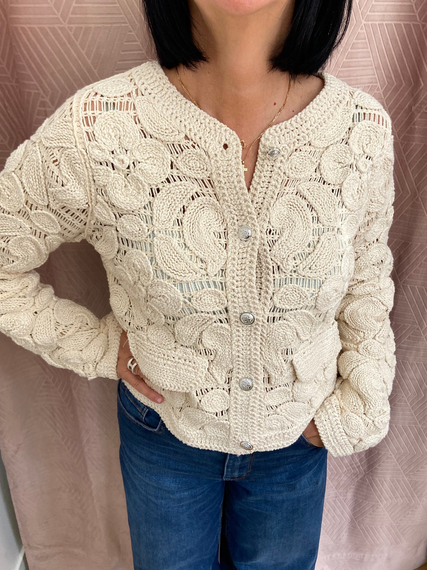 Gilet crochet SIRÈNE