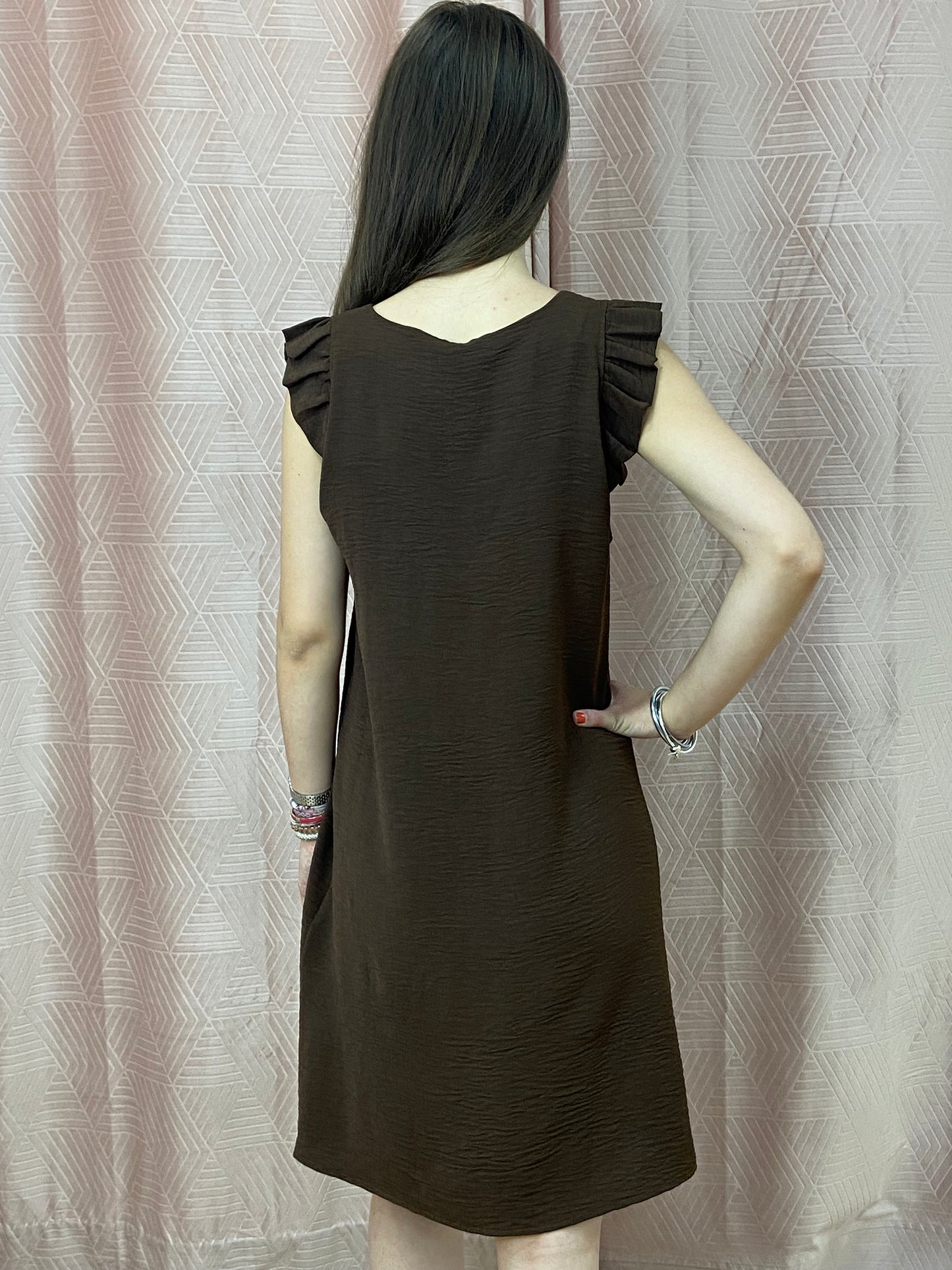 Robe marron SERINE