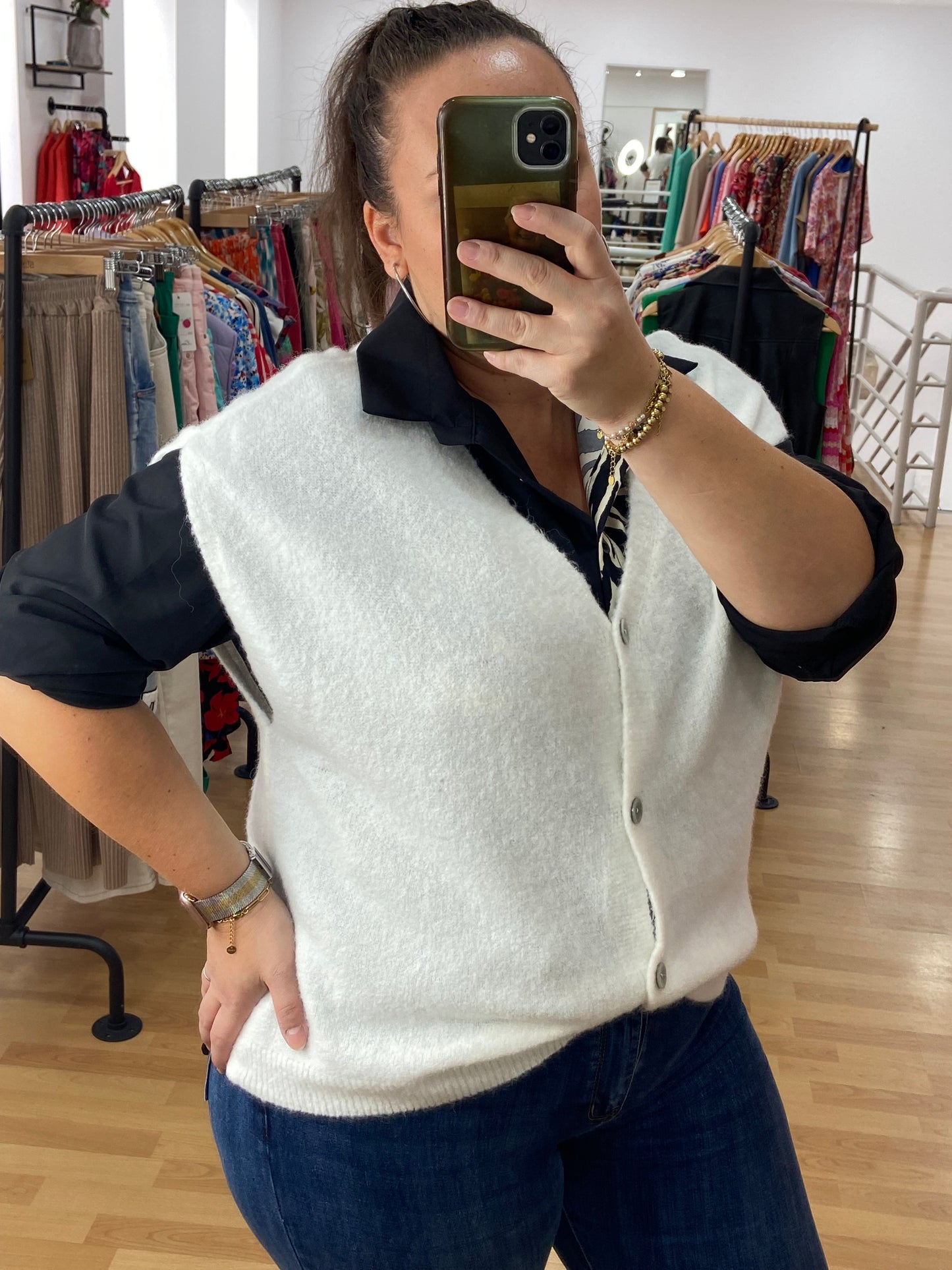 Gilet blanc ALPAGA