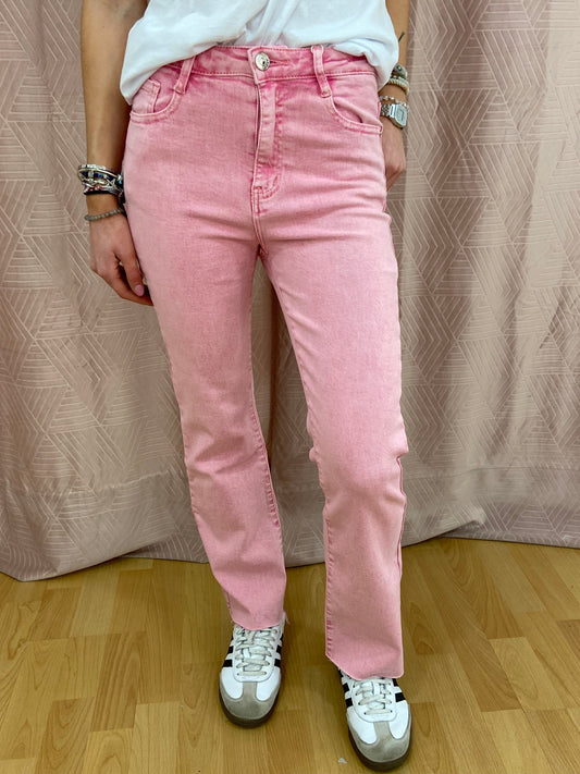 Jeans rose FOLYROSE