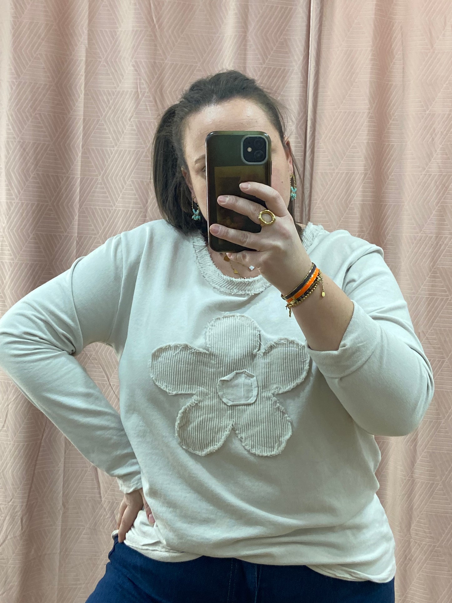 Pull beige NINA