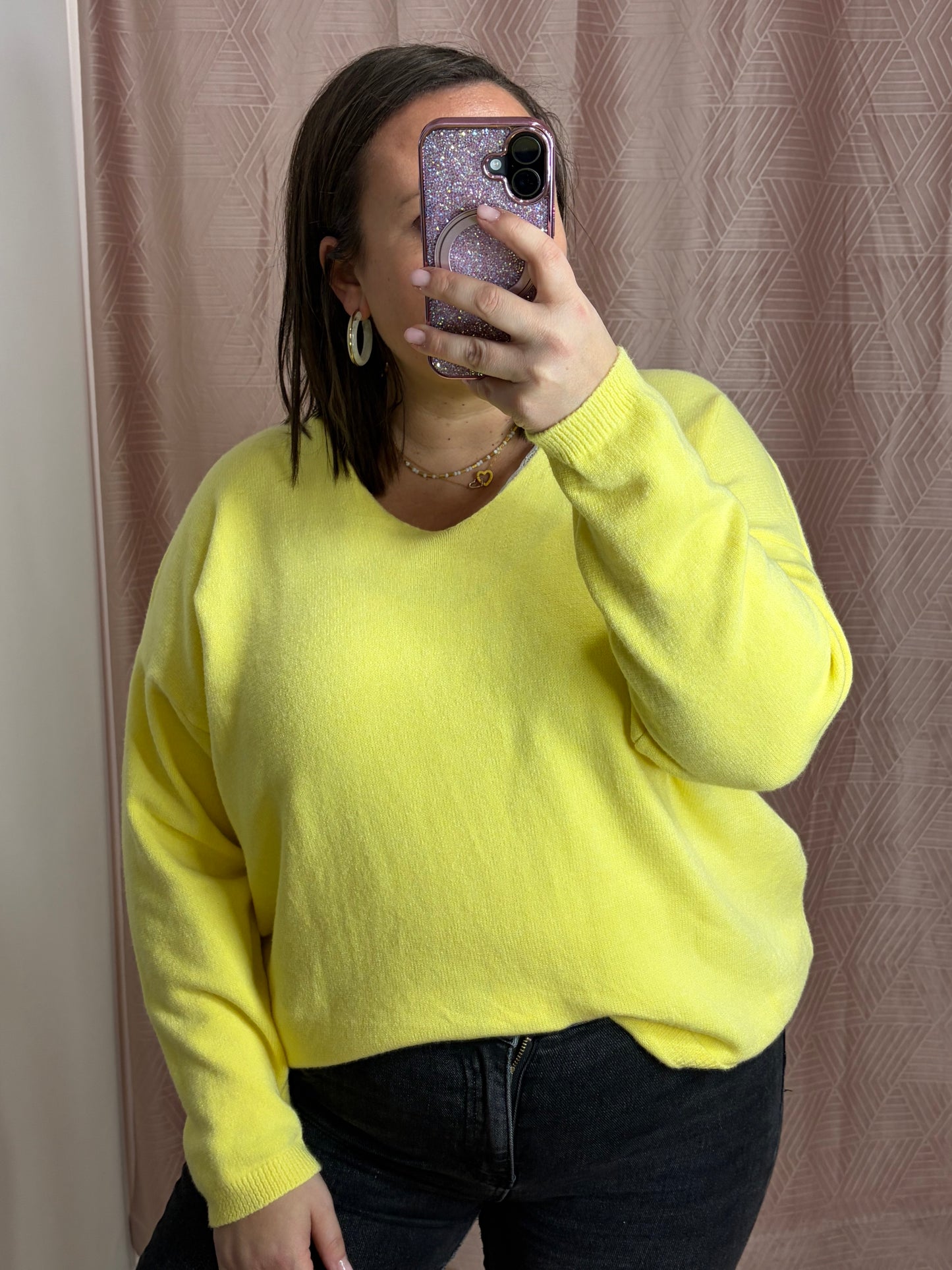 Pull jaune GT GOODVIBES
