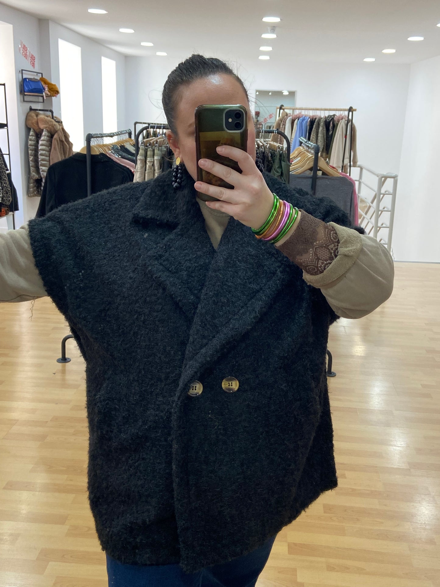 Veste noire LUDVINA