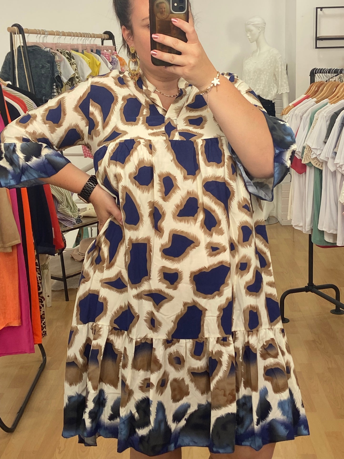 Robe bleue GINA