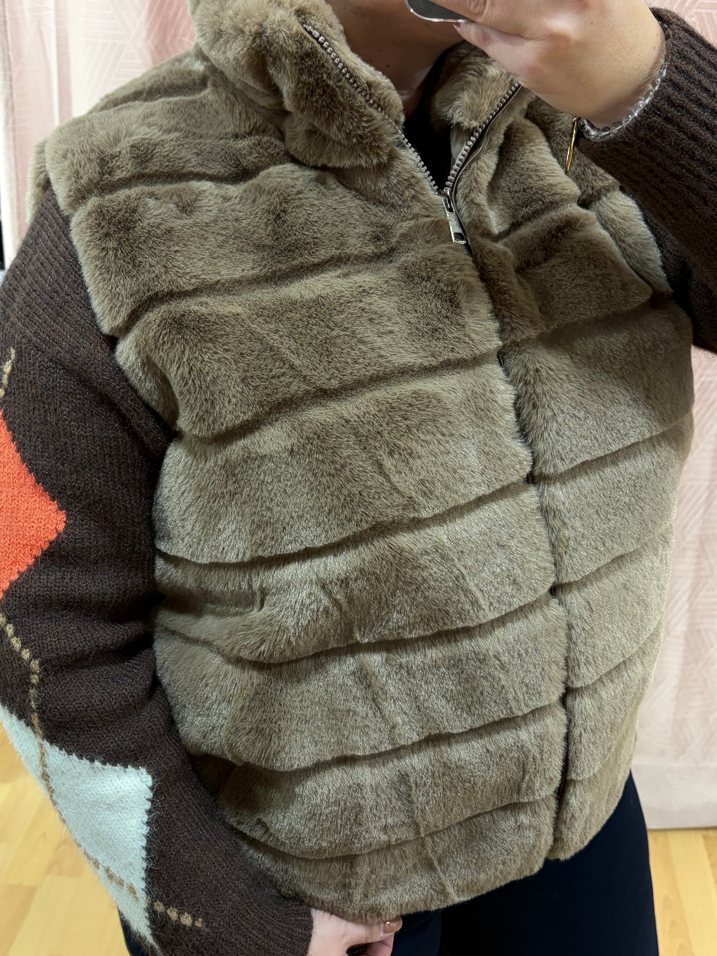 Gilet marron glacé GT MOUMOUTE