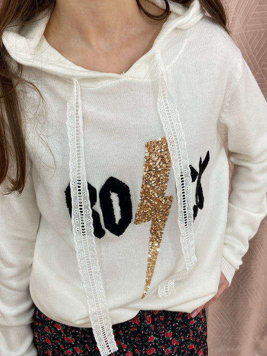 Pull noir ÉCLAIR