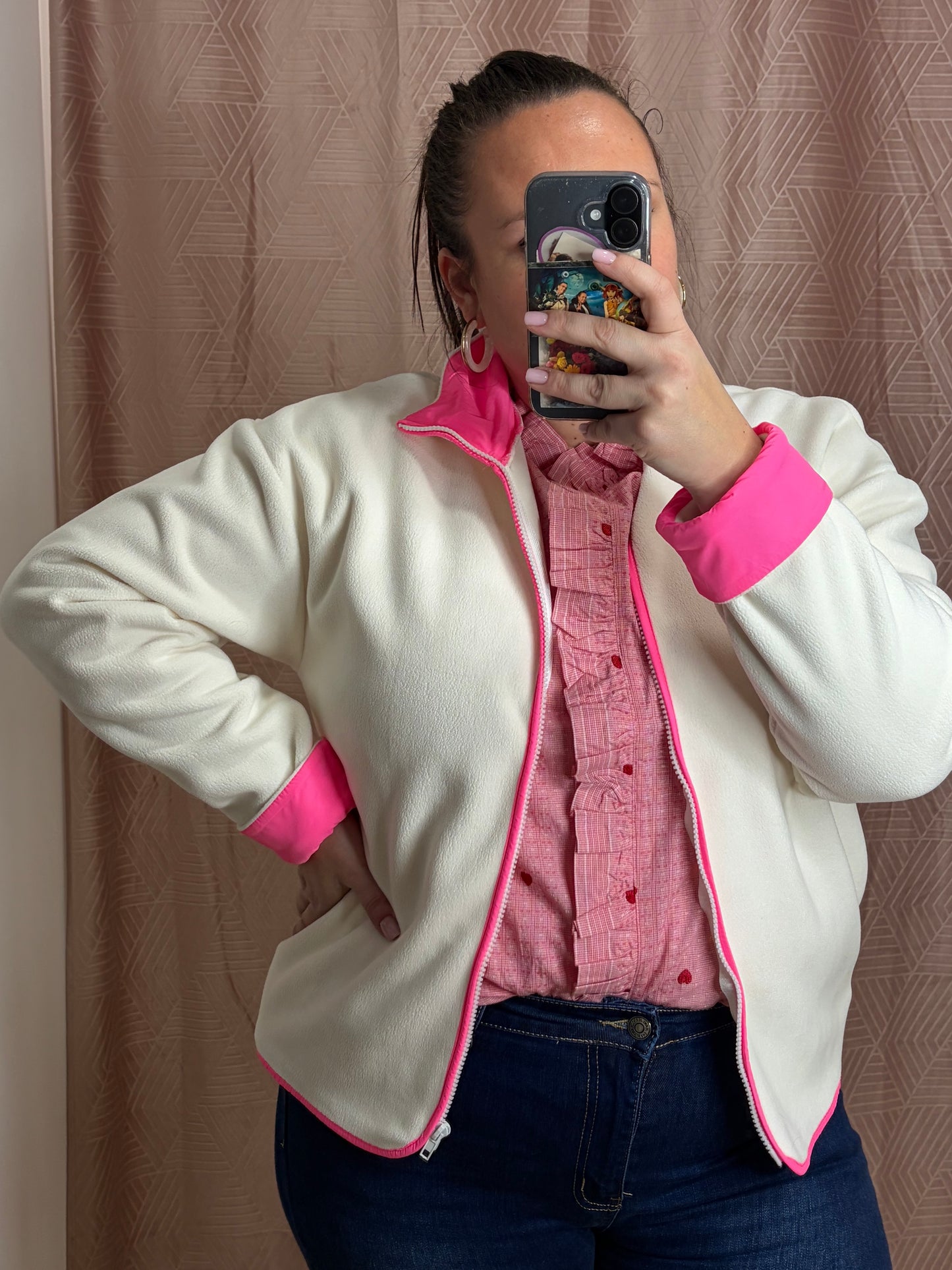 Polaire blanche SILVIA