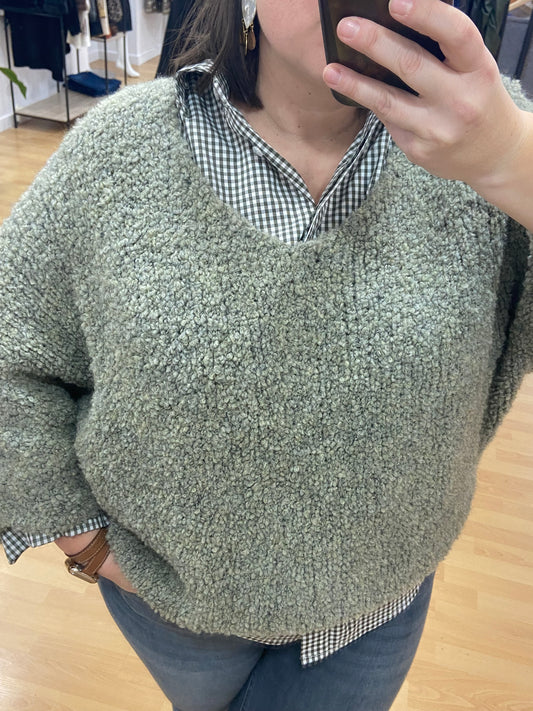 Pull kaki DOUDOU