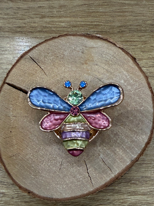 Broche abeille 🐝 multicolore
