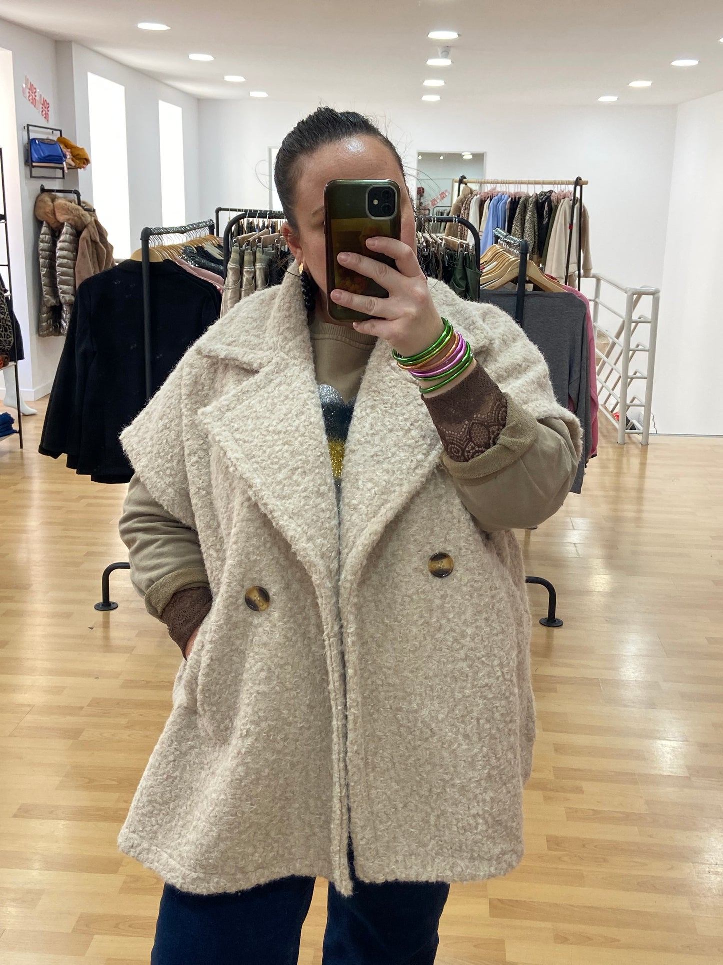 Veste beige LUDVINA